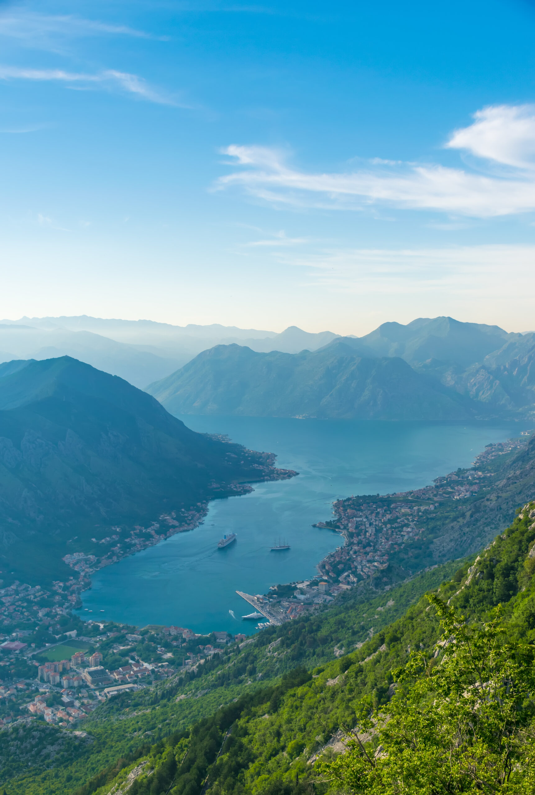 Gems of Boka Bay road trip, scenic view from Lovcen National Park
